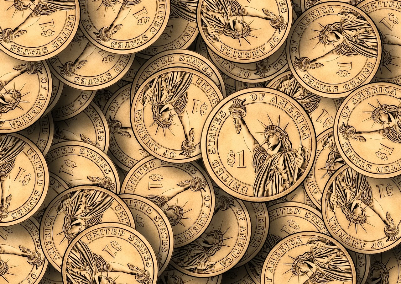 $1 coins (Pixabay)